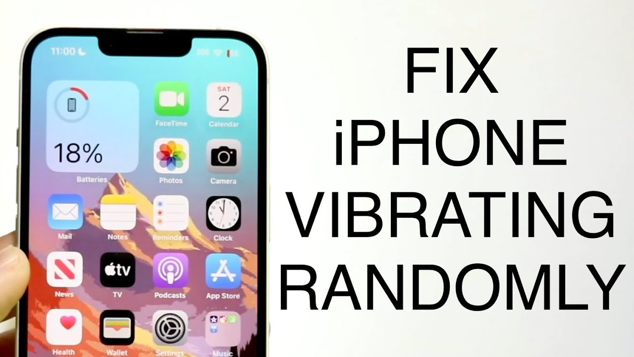 How To FIX iPhone Randomly Vibrating! (2023)