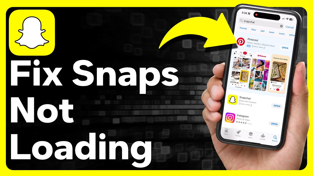 How To Fix Snapchat Not Loading Snaps
