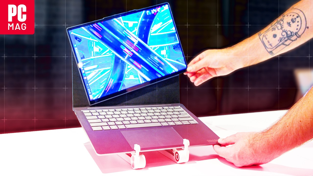 Lenovo’s ThinkBook VertiFlex Concept Laptop Twists Its Screen in a Way I’ve Never Seen | Lab Report