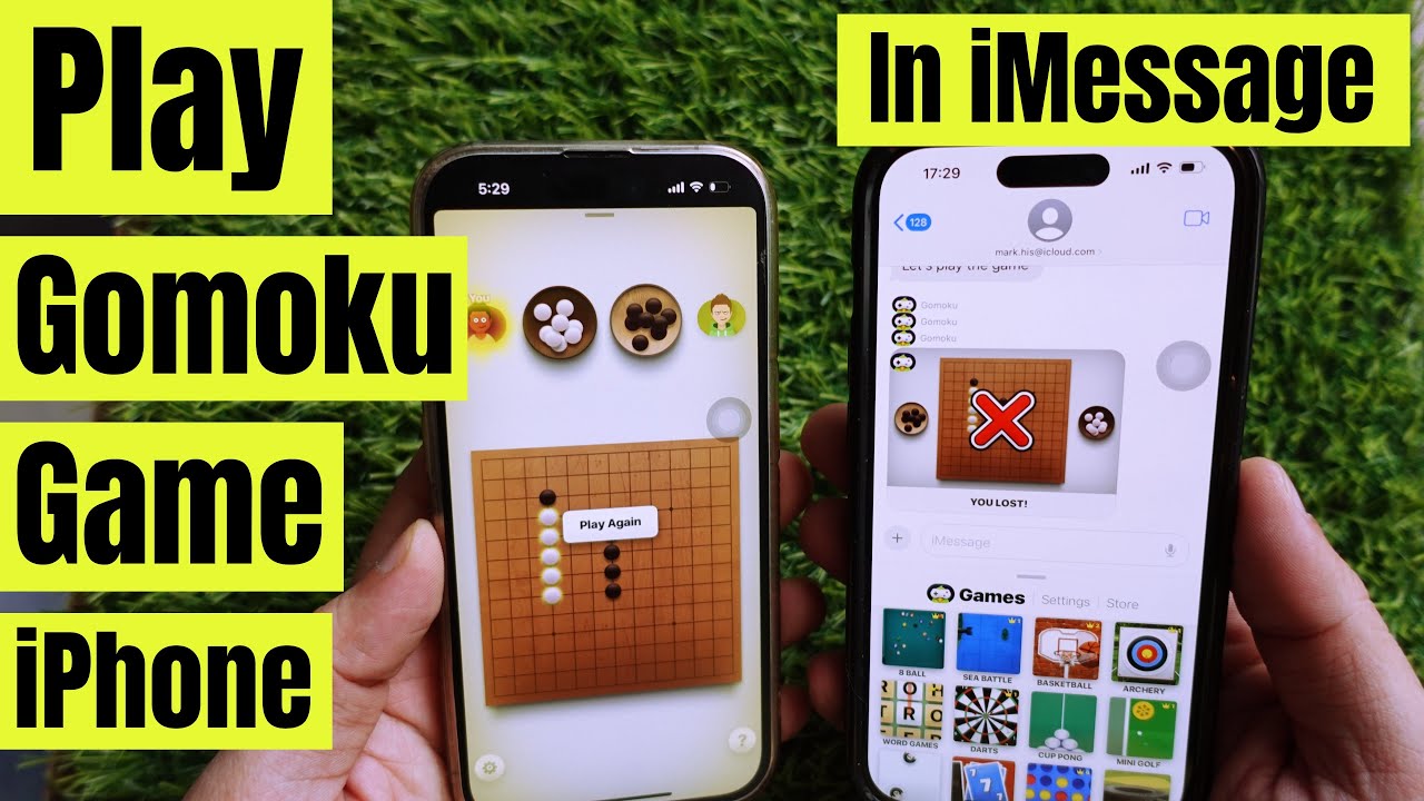 How to Play Gomoku on iMessage - iOS 17
