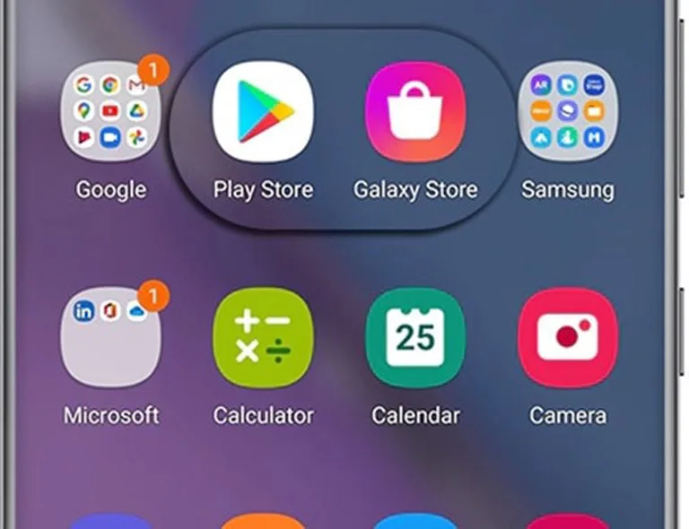 Samsung Galaxy Store and Play Store Samsung Galaxy Store and Play Store