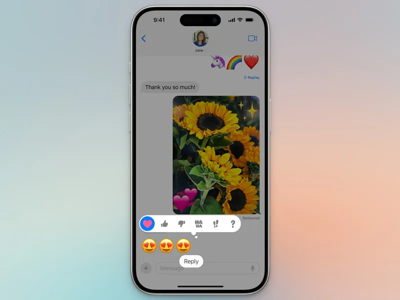 Emphasize a message on iMessage Emphasize a message on iMessage
