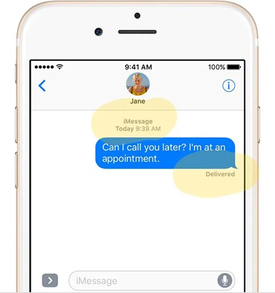 iMessage text