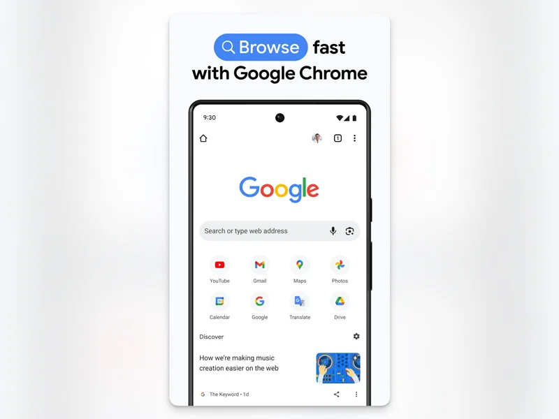Google Chrome app Google Chrome app