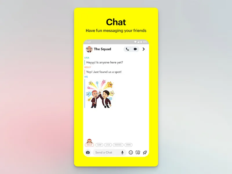 Snapchat app Snapchat app