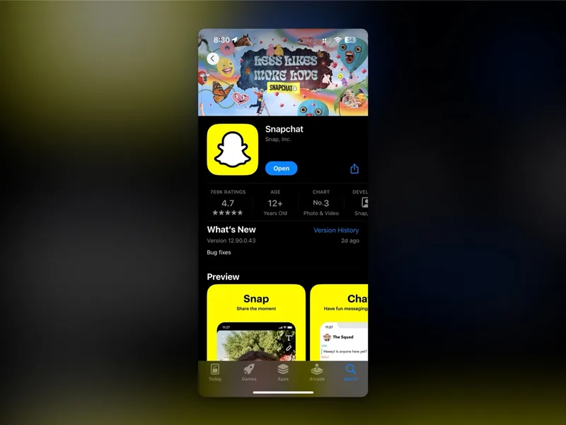 Snapchat on App Store Snapchat on App Store