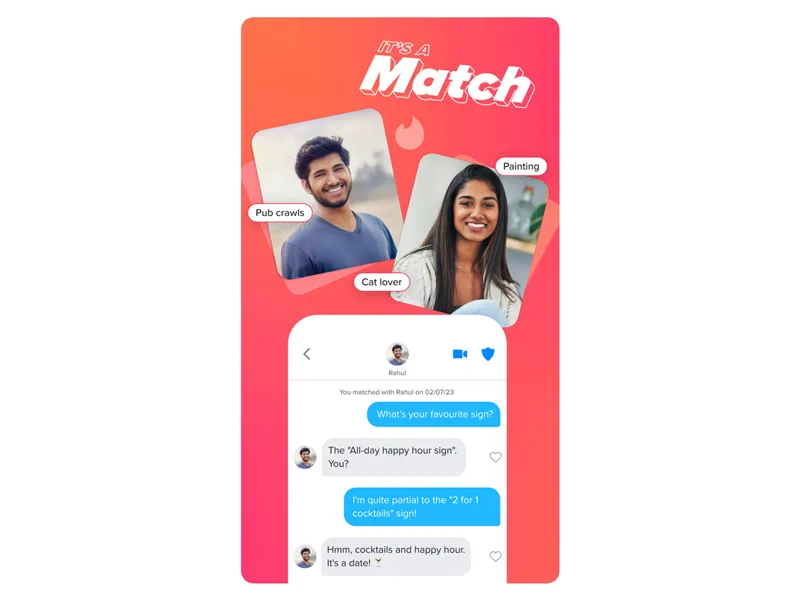 Tinder app Tinder app
