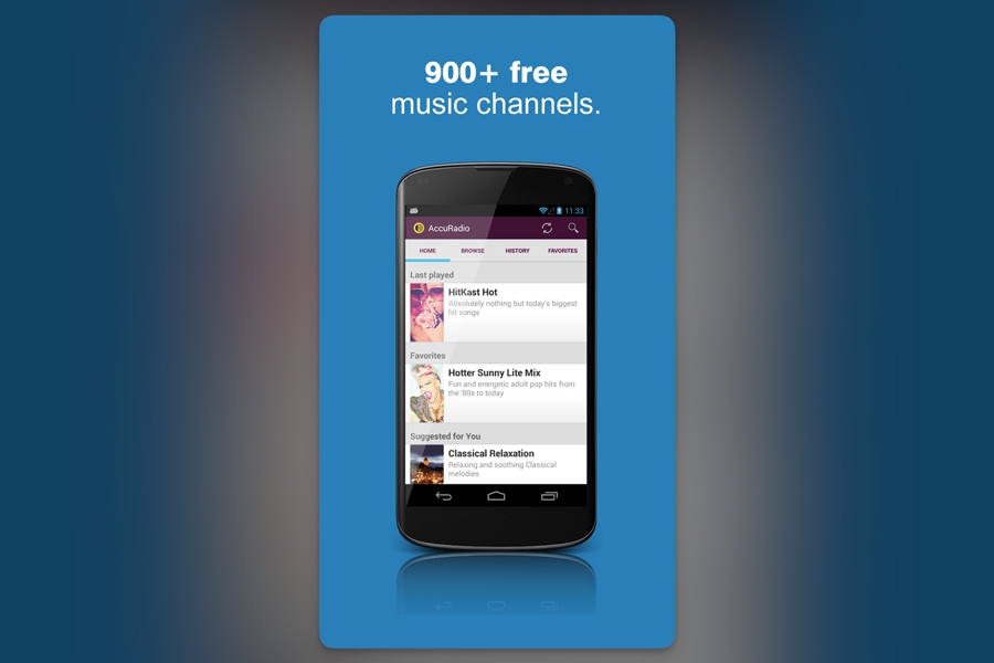 AccuRadio app AccuRadio app