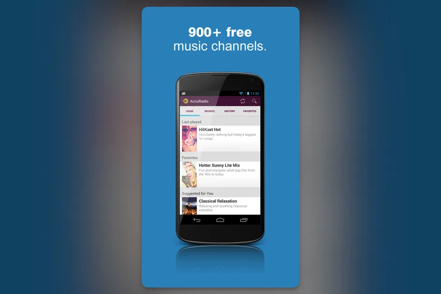 AccuRadio app