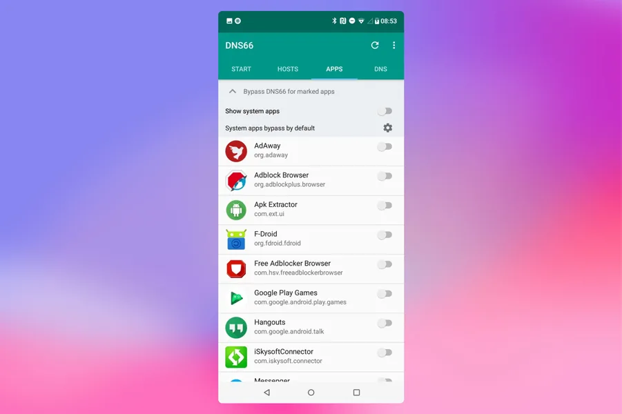 DNS66 app DNS66 app