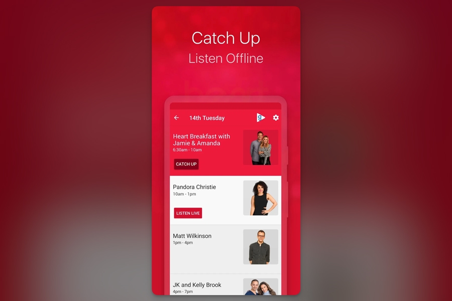 Heart Radio app Heart Radio app