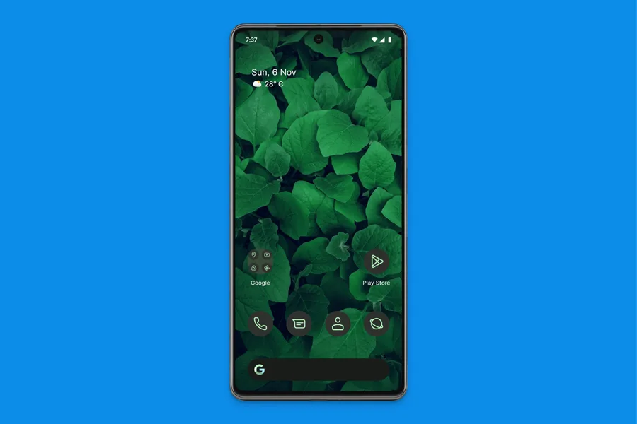 Lawnchair Launcher app home screen