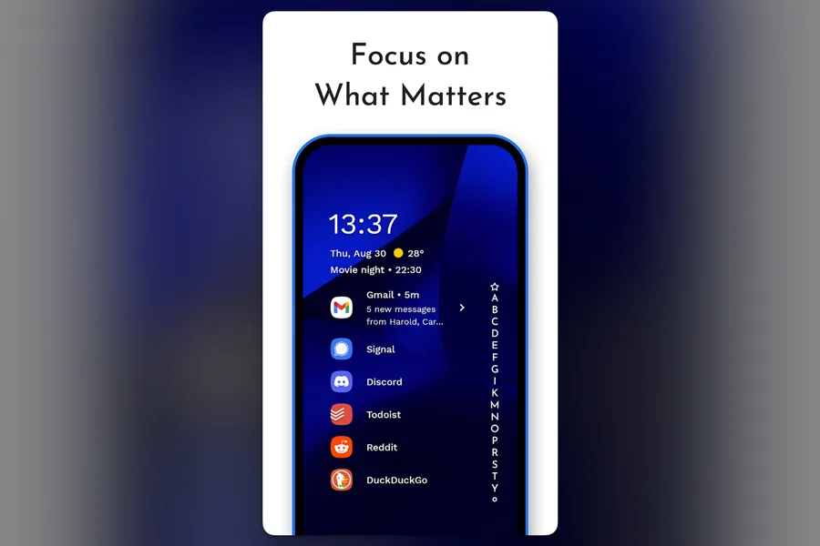 Niagara Launcher app