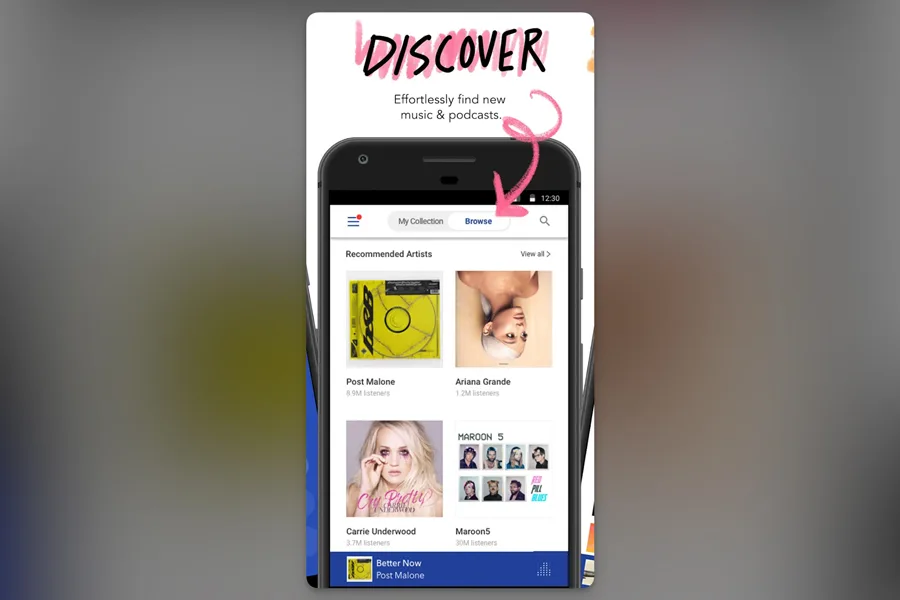 Pandora Radio app