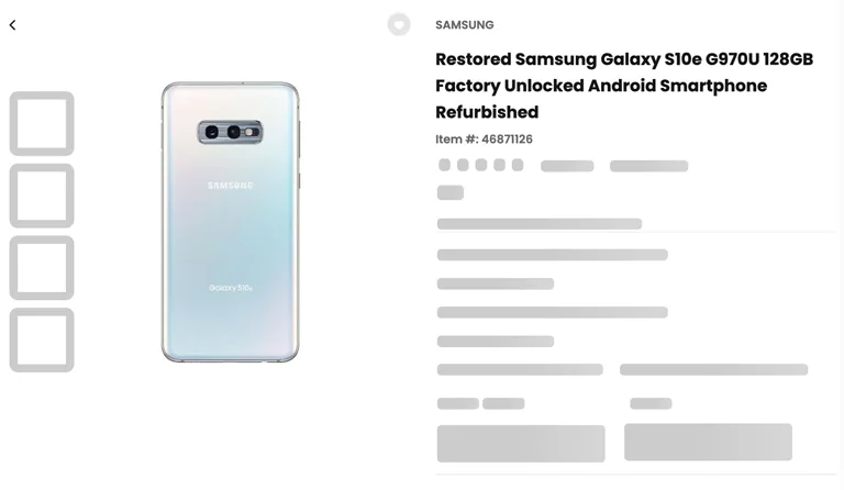 Refurbished Samsung phone