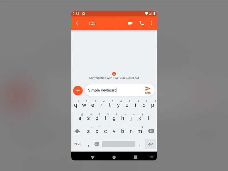 Simple Keyboard app Simple Keyboard app