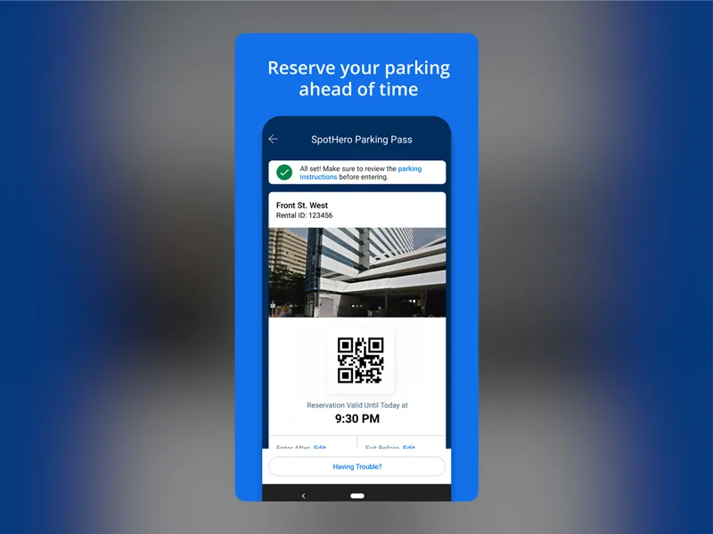 SpotHero app SpotHero app