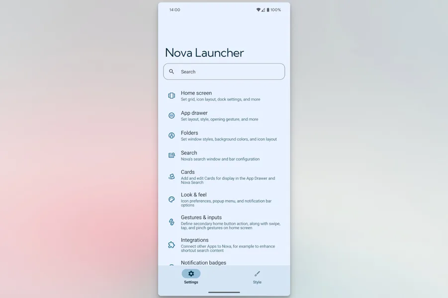 Nova Launcher Customization Nova Launcher Customization