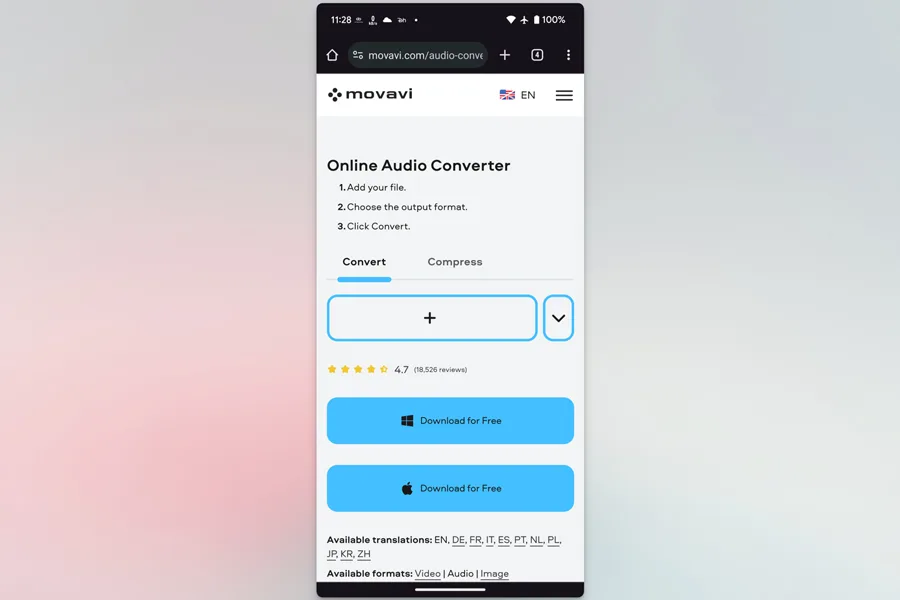 Online audio converter Online audio converter