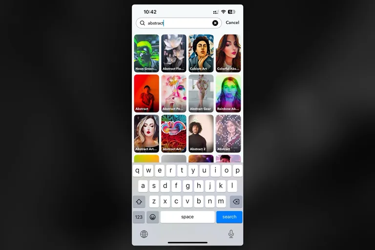 Searching Snapchat Filter Searching Snapchat Filter