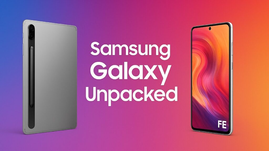 Samsung Schedules Galaxy Unpacked Event In September